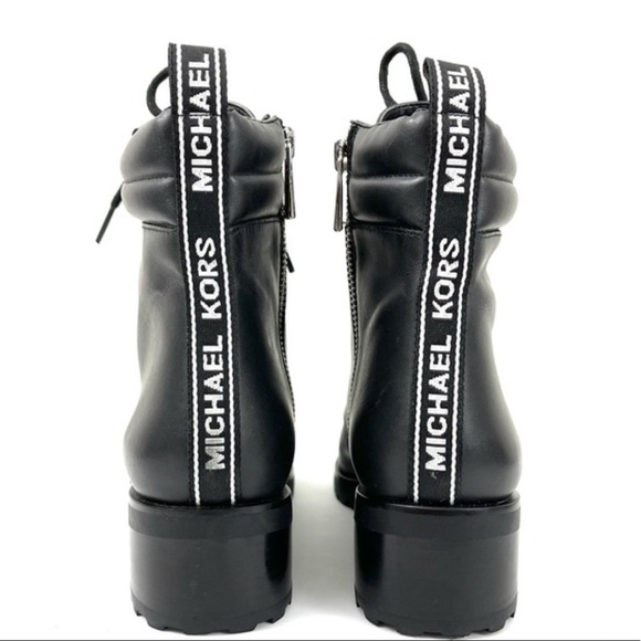 Michael Kors Halsey Lace Up Combat Moto Boot - Picture 2 of 4